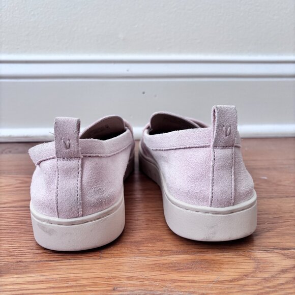 Vionic Uptown Hybrid Penny Loafer in Pink Suede - Picture 10 of 12